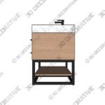 Annice 48” Single Bathroom Vanity - 3D Decorative