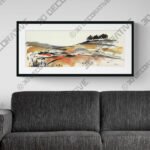 Autumn Fields by Elizabeth Baldin Framed Print-3DDecorative Autumn Fields by Elizabeth Baldin Framed Print - 3D Decorative