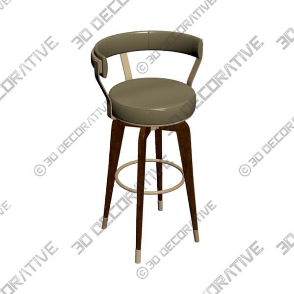 Bar Chair Gilmore - 3D Decorative