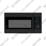 Black 1.9 cu. ft. Over-the-Range Microwave with Sensor Cooking - 3D Decorative