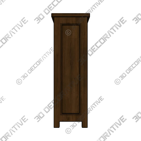 Boston Low Bookcase - 3D Decorative