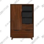 Carson Tall Cabinet - 3D Decorative