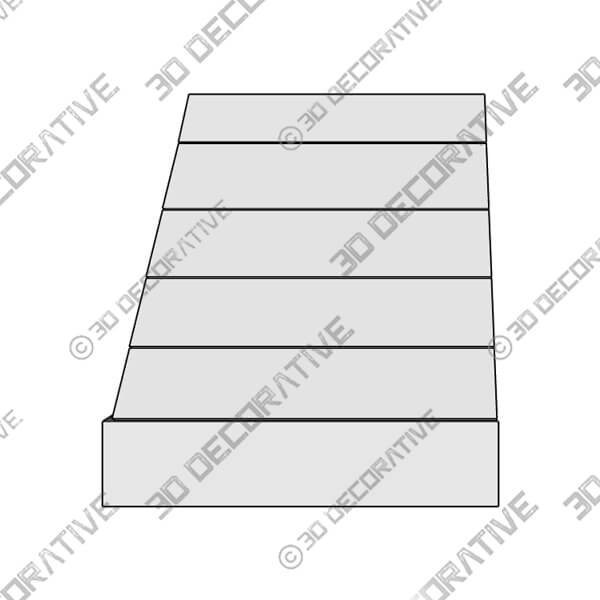 Charlotte CX Series with horizontal beading - 3D Decorative