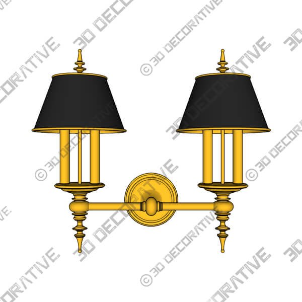 Cheshire 4-Light Wall Sconce - 3D Decorative