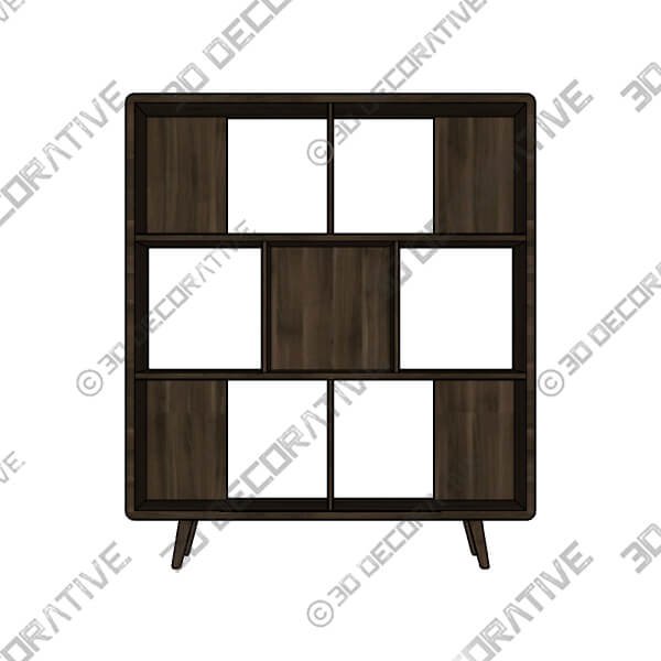 Copen Large Bookcase - 3D Decorative