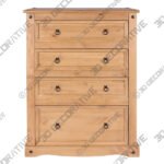 Corona Pine Low Bookcase - 3D Decorative