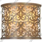 CWI Lighting 2 Light Wall Sconce with Brushed Chocolate finish - 3D Decorative