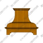 Dalton DDP1 Series_1 Range hood - 3D Decorative