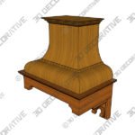 Dalton DDP1 with plinths and corbels - 3D Decorative