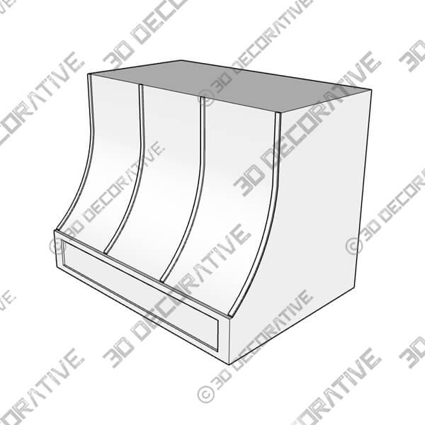 Eastland E300RSS With Battens Range hood-3D Decorative