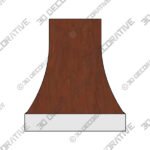 Elevation E Series with stainless baffle base - 3D Decorative