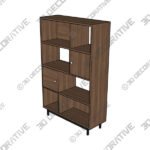 Bookcase (3) (3) Fulton Bookcase - 3D Decorative