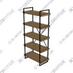 Fulton Shelving Unit - 3D Decorative
