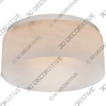 Kelly Wearstler Otto Medium Flush Mount In Polished Nickel - 3D Decorative