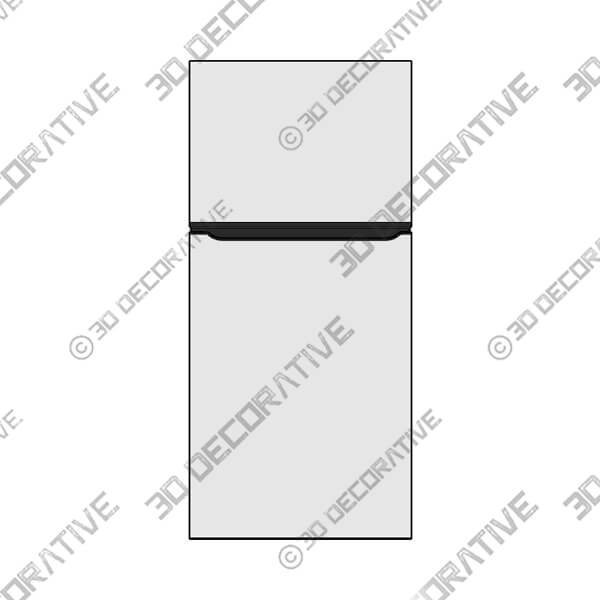 LG 30 Top Freezer 20.2 cu. Refrigerator - 3D Decorative
