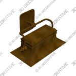 Malvasia 1-Light Sconce Vintage Brass - 3D Decorative