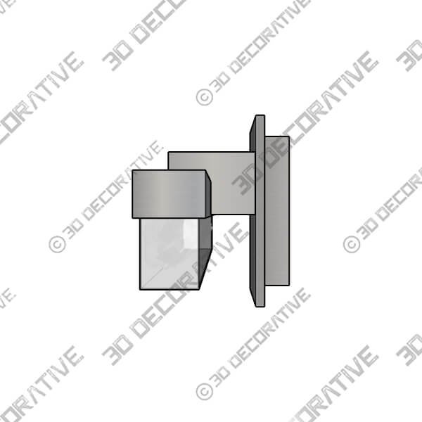 Minx 21 Wide LED Bath Bar with Reclaimed K5 Crystal Shade - 3D Decorative