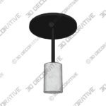 Narro Black Side Table - 3D Decorative