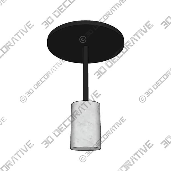 Narro Black Side Table - 3D Decorative