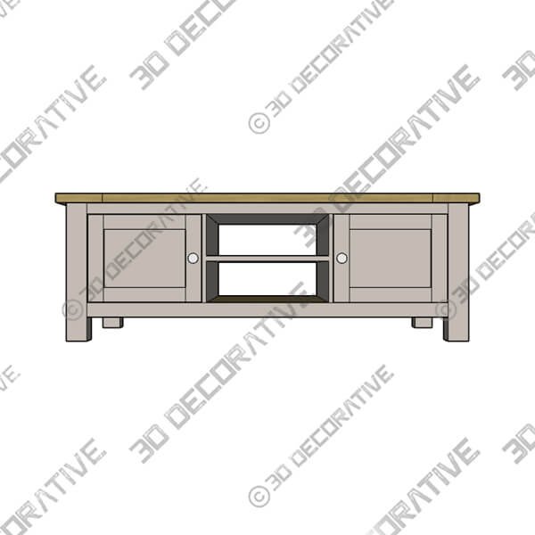 Olney Storage Coffee Table - 3D Decorative
