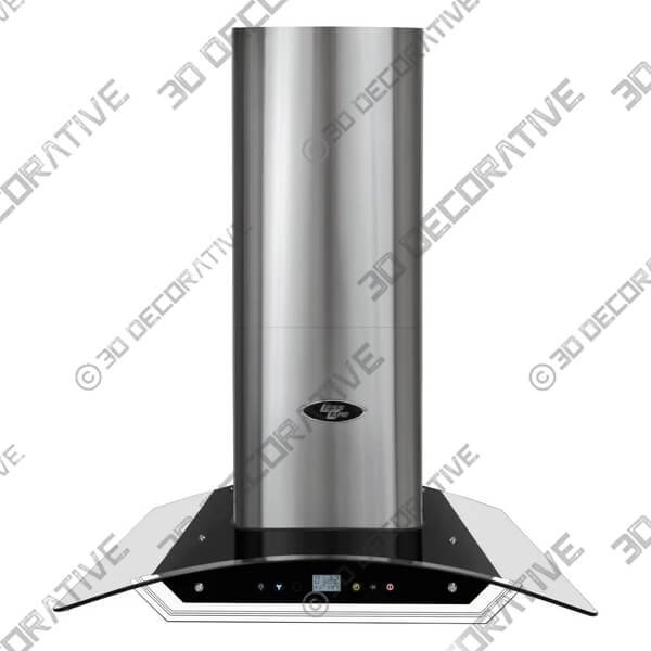 30 Wall Mount Glass Range Hood LH2-30G with LCD - 3D Decorative