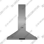 36Rangehood 36 Wall Mount Pyramid Range Hood LH3-36 with LED - 3D Decorative