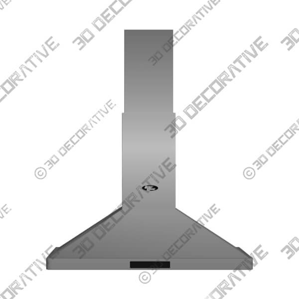 36 Wall Mount Pyramid Range Hood LH3-36 with LED - 3D Decorative