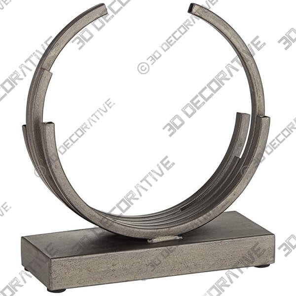 Abyss 9 High Matte Black Metal Sculpture - 3D Decorative