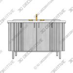 Avanity BLAKELY-VS49-GO Blakely 49 Inch Single Vanity Combo In Gray Oak-3DDecorative Avanity BLAKELY-VS49-GO Blakely 49 Inch Single Vanity Combo In Gray Oak - 3D Decorative