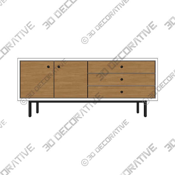 Bios 71 Sideboard - 3D Decorative