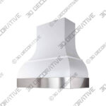 Birmingham With Stainless Base Range hood - 3D Decorative