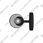 Vanity Light (1) (2) Black Almetta 2 - Light Bathroom Dimmable Vanity Light Bath Bar Fixtures - 3D Decorative