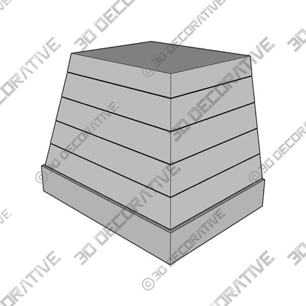 Charlotte CX Series with horizontal beading - 3D Decorative