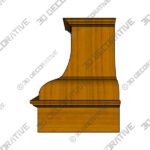 Dalton DDP1 Series_1 Range hood - 3D Decorative