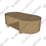 Coffee Table (3) (3) Fortra Coffee Table - 3D Decorative