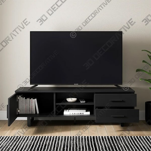 Freddie TV Unit for TVs up to 60 - 3D Decorative