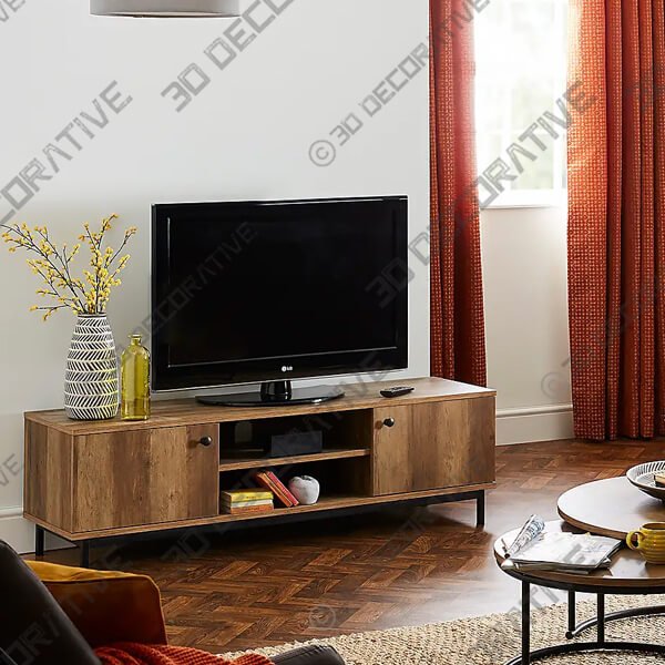 Fulton TV Unit for TVs up to 55 - 3D Decorative