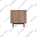 Fulton Wide TV Unit for TVs up to 67 - 3D Decorative