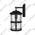 Hinkley Lighting One Light Outdoor Lantern Lakehouse - 3D Decorative