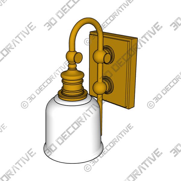 Keswick 1-Light Wall Sconce - 3D Decorative