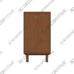 Khari 4 Door Large Sideboard Mango Wood - 3D Decorative