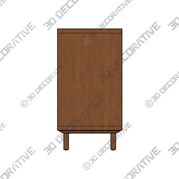 Khari 4 Door Large Sideboard Mango Wood - 3D Decorative