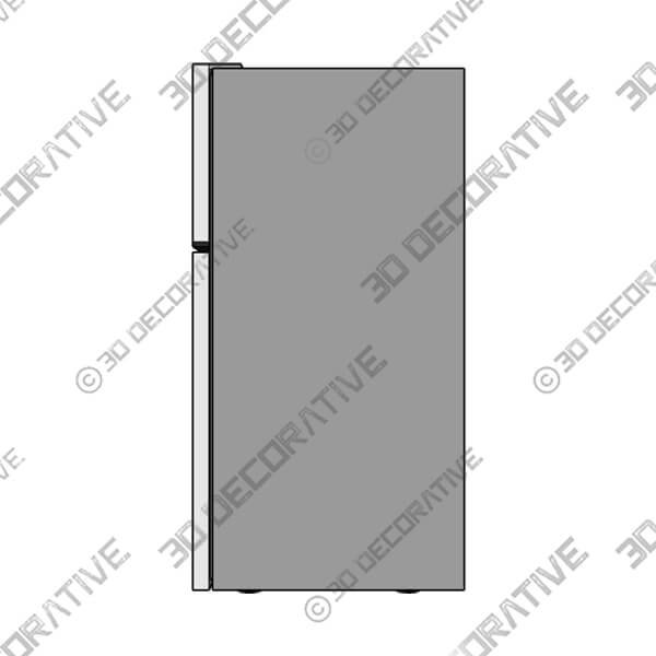 LG 30 Top Freezer 20.2 cu. Refrigerator - 3D Decorative