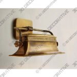 Malvasia 1-Light Sconce Vintage Brass - 3D Decorative