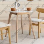 Mara Oak Cafe Table - 3D Decorative
