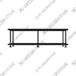 Bench (1) (4) Montana Free (110000) A minimalistic TV bench - 3D Decorative