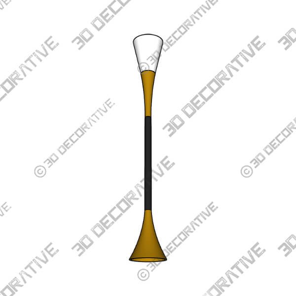 Possini Euro Piazza 72 12 Brass and Black Torchiere Floor Lamp - 3D Decorative