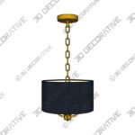 Light (3) Preston 3 Light Pendant Light - 3D Decorative