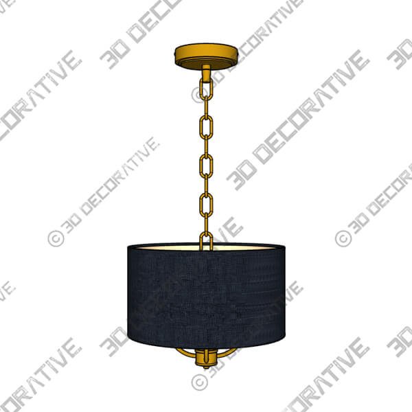 Preston 3 Light Pendant Light - 3D Decorative