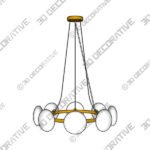 Yonah 8 Light Pendant Light - 3D Decorative